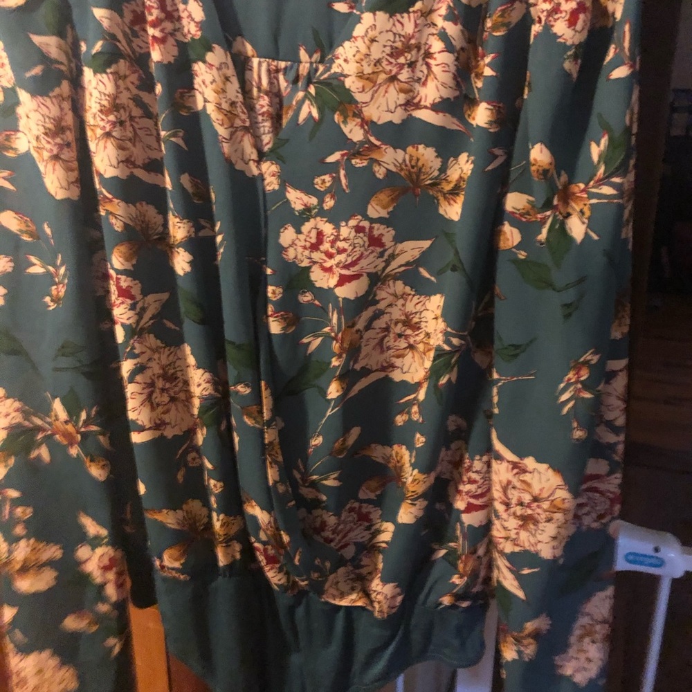 Very nice blouse with snap crotch